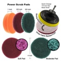 1040900-6 5 pcs drill kit with brushes and pads - Shipping included