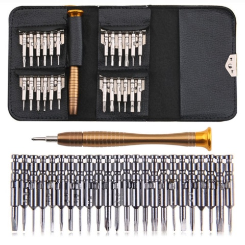 1040931-2 10 pcs 25-in-1 screwdriver kit for repair of mobile phones - Shipping included