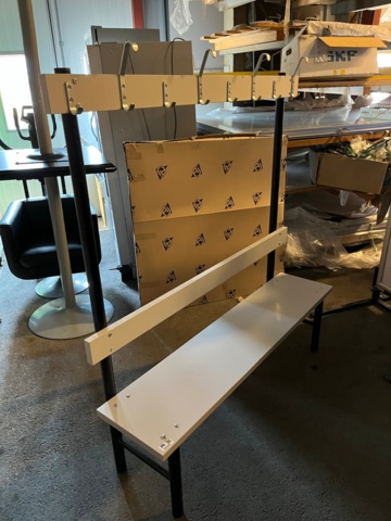 1025948-1 Omklädningsbänk 4St 1500 mm