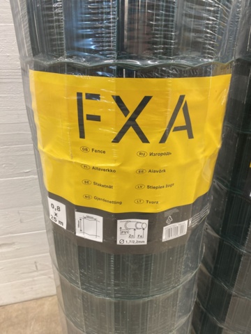 1041347-3 2 Rolls Fence Net Fxa (Euro) 0.8X25M 100X50Mm