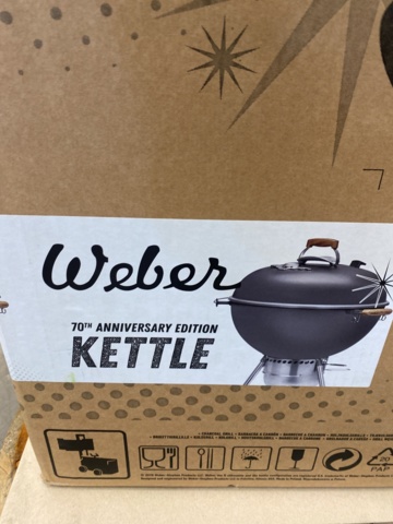 1041350-3 Charcoal grill Hollywood Charcoal BBQ 57cm, Weber - Grey