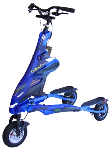 1041446-4 Trikke, fully electric vehicle/scooter, new, Blue