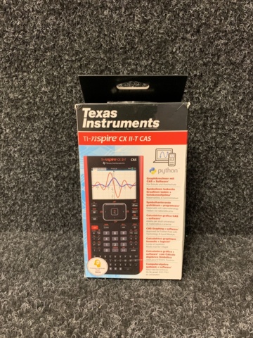 1039300-3 3D-grafräknare Texas Instruments TI-NSpire CX II-T CAS - Clamshell