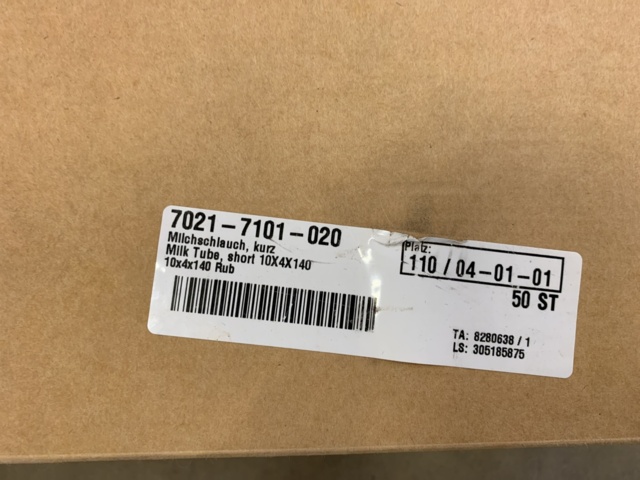 993037-25 Spare parts and accessories for milk machines