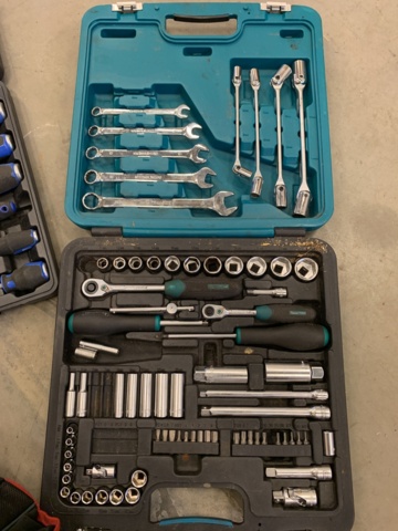 993038-2 Kamasa-Tools socket wrench set, KS Tool chisel set, tool bag