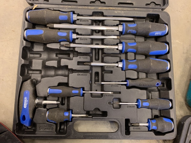 993038-3 Kamasa-Tools socket wrench set, KS Tool chisel set, tool bag