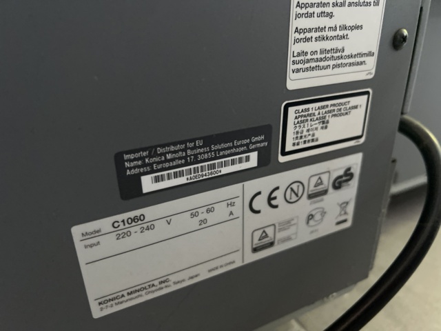 974349-11 Printer line Konica Minolta Bizhub Press C1060