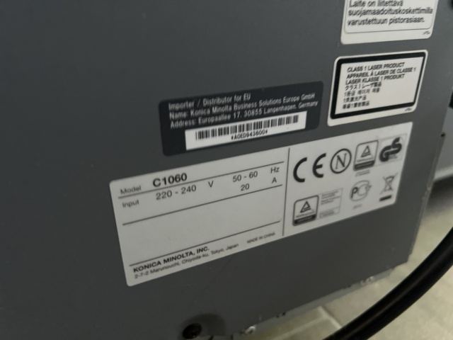 974349-12 Printer line Konica Minolta Bizhub Press C1060