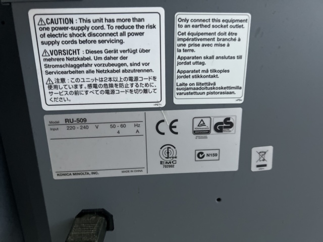 974349-13 Printer line Konica Minolta Bizhub Press C1060