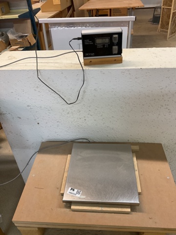 1002222-1 Digital scale 100g - 60kg EKS