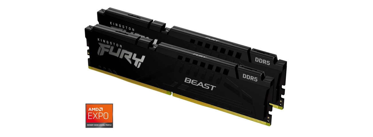 1039319-2 Ram-minne Fury Beast 32GB DDR5 6000MHz AMD EXPO/Intel XMP 3.0