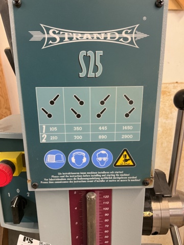 1002255-3 Pillar drill Strands S25T