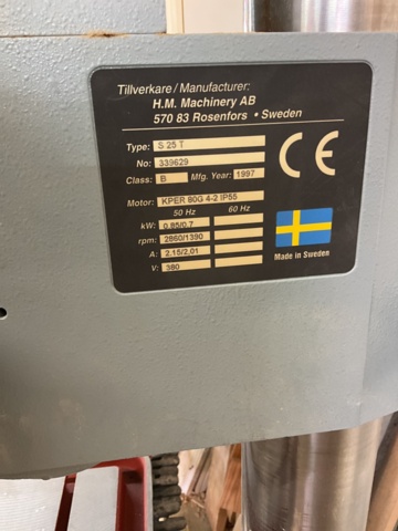 1002255-4 Pillar drill Strands S25T