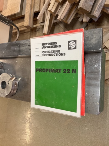 1002297-11 Edge planer Weinig Profimat 22N