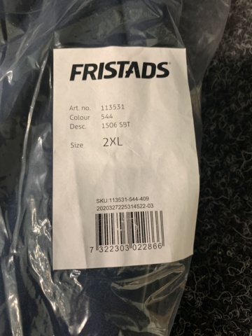 1041725-3 Vest Fristads 113531-544 Navy blue, Size XXL