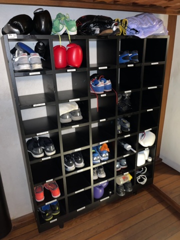 1038688-1 Shoe rack (no shoes instead) 10 sections