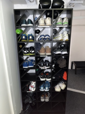 1038688-5 Shoe rack (no shoes instead) 10 sections