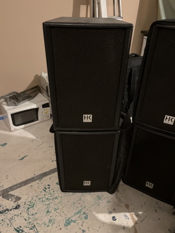 1013070-7 Complete PA sound system with 4 tops and 2 basses 4000W