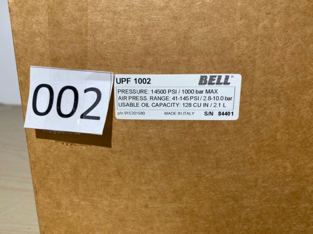 1041877-3 Air driven hydraulic pump 1000 Bar