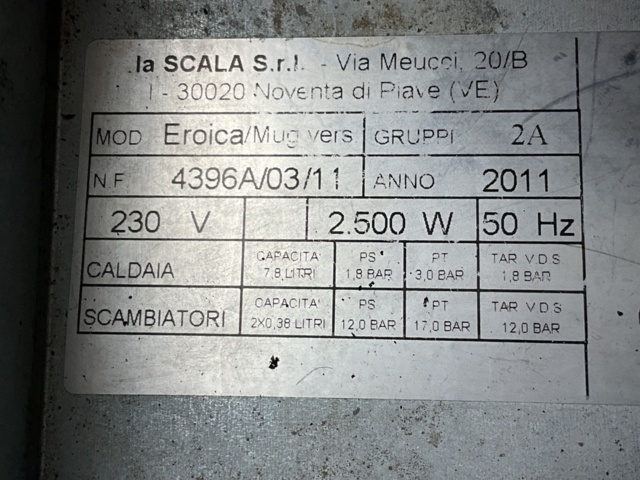 1002326-12 Kaffemaskin/Espressomaskin  EROICA