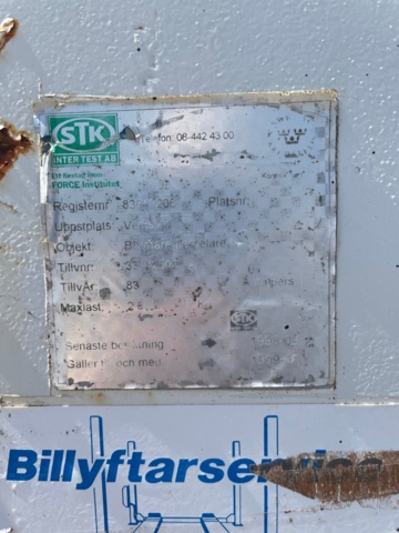 1042125-4 Two-pillar lift Stenhøj DS2 M&E