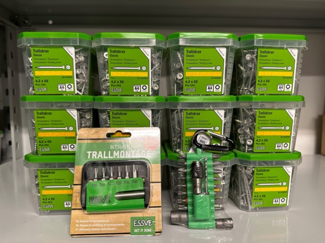 1042450-1 Tralling screw Classic A4, Bit set, Bit clip