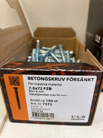 998626-2 Concrete screws