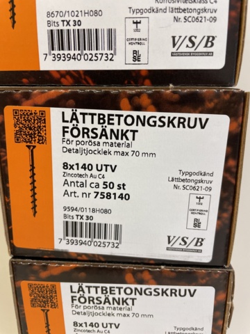 998626-18 Concrete screws
