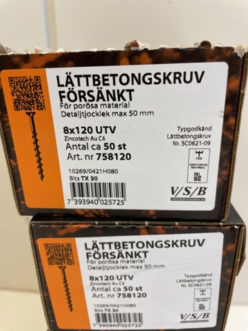 998626-21 Concrete screws