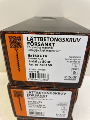 998626-24 Concrete screws