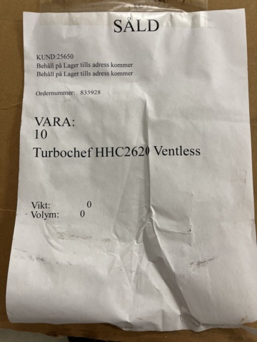 1039353-7 NEW Pizza Oven Turbochef HHC2620 Unused