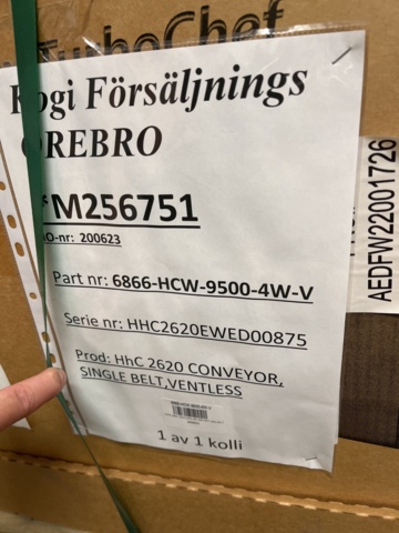 1039353-8 NEW Pizza Oven Turbochef HHC2620 Unused