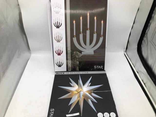 1041005-3 1 pc Eli star candlestick + 1 pc star Star Trading Alice - Shipping included (778)