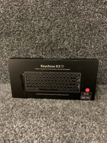 1042298-3 Trådlöst mekaniskt tangentbord Keychron K3 RGB Hot Swap Optical Red Switch