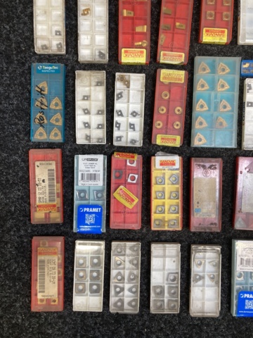 1042149-5 Assortment of indexable inserts Seco and Sandvik etc