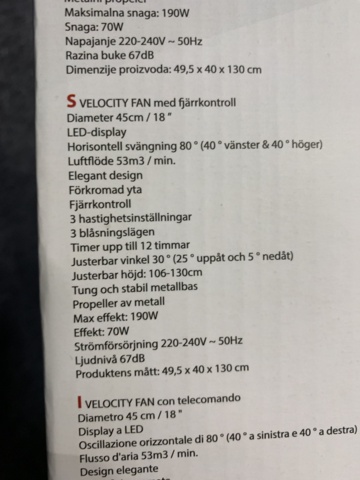 1027239-4 Floor fan Gerlach GL 7325, 45cm/18"