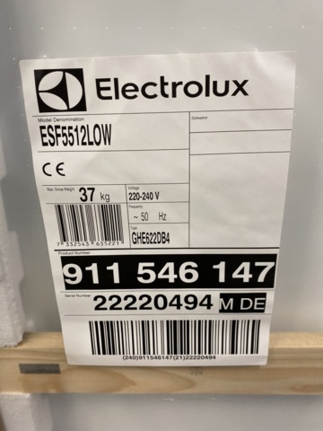 1041755-4 Dishwasher Electrolux ESF5512LOW (White)