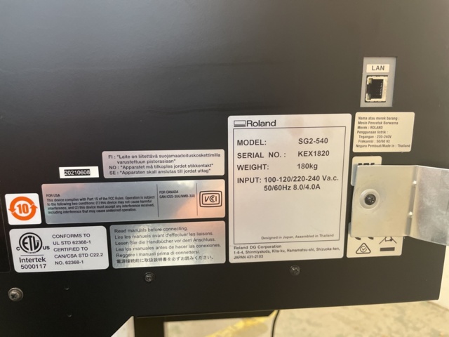 996337-31 Roland True VIS SG2-540