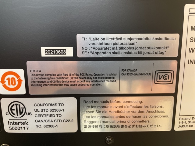 996337-33 Roland True VIS SG2-540