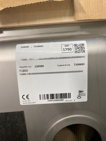 1041760-5 Sink Stala F-Seven 1800 mm