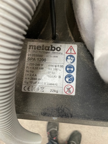 1043469-6 Metabo vacuum cleaner