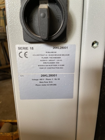 996361-22 Robland planer/planer NXSD 410