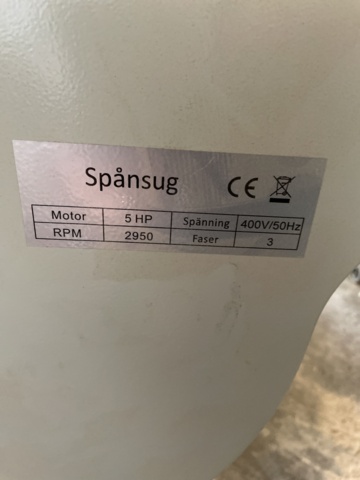 996362-10 större spånsug från Duab