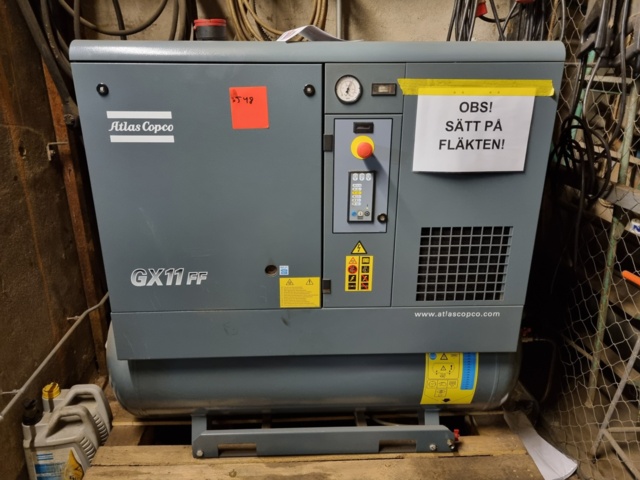 1043548-1 Screw compressor Atlas Copco GX 11 FF -2015