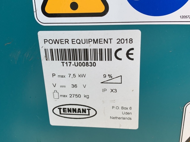 781017-6 Combi scrubber Tennant T17 -2018
