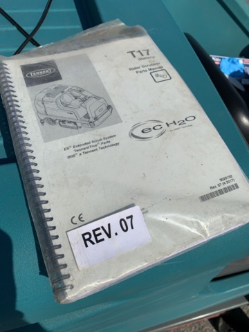 781017-13 Combi scrubber Tennant T17 -2018