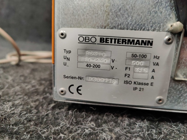 1041526-5 Bolt welder OBO Bettermann BS 310