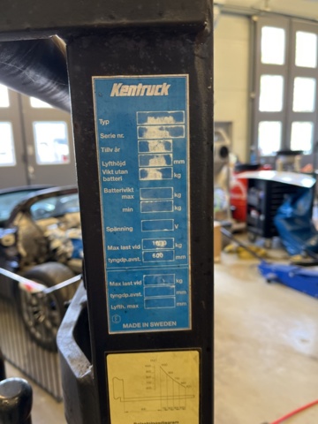1039382-5 Pallet truck Kentruck HL1000