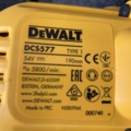 1044481-4 Circular saw Dewalt DCS577
