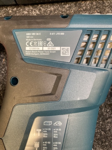 1044486-6 Hammer drill GBH 18V-36 C